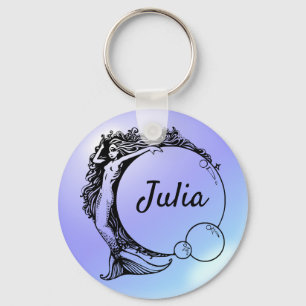 Chaveiro Personalizada de Nome da Sereia - Julia