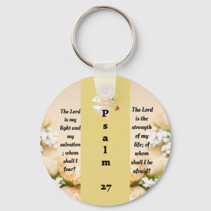 Chaveiro personalizada Psalm 27:1