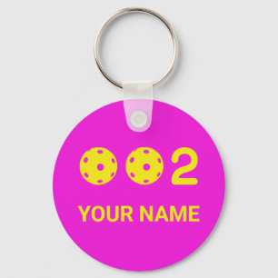 Chaveiro Personalizado 0 0 2 Pontuação de Pickleball Engraç