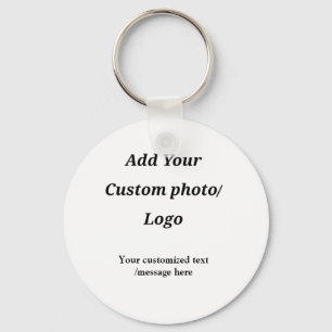 Chaveiro personalizado adicione seu logotipo de foto ao seu