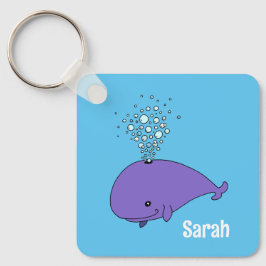 Chaveiro Personalizado Baleia Bolha Fofa