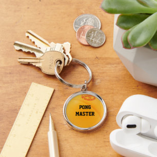 Chaveiro personalizado bola de Pong do sibilo