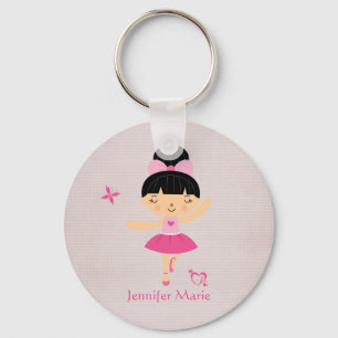 Chaveiro personalizado bonito da bailarina do
