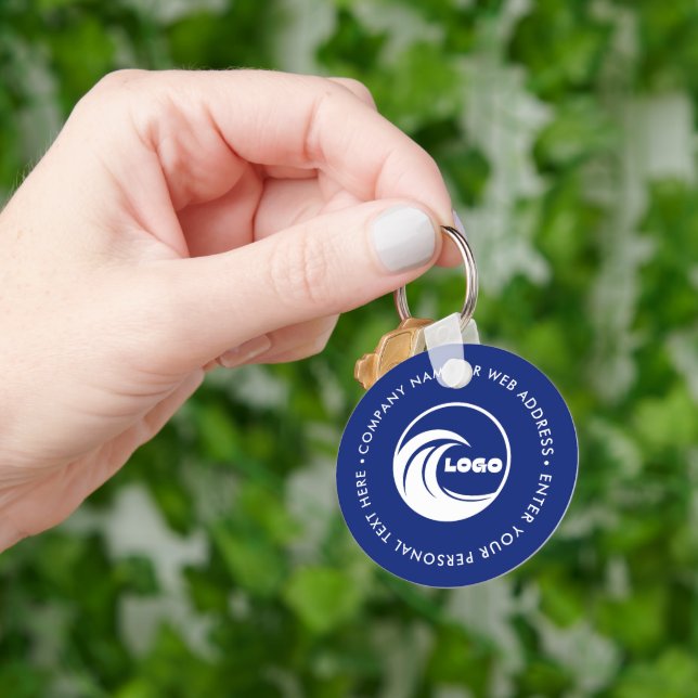 Chaveiro Personalizado com Logotipo da Empresa (Mão)