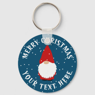 Chaveiro personalizado com troll de gnomo de neve