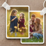 Chaveiro Personalizado da Família Duas Fotografias Duplas<br><div class="desc">Mantenha as suas memórias familiares favoritas próximas com este Chaveiro personalizado de duas fotos duplas personalizadas da família. Apresentando espaço para duas fotos queridas — uma de cada lado — esse chaveiro personalizado permite que você carregar amor, riso e conexão aonde quer que você vá. Adicione nomes, datas ou uma...</div>