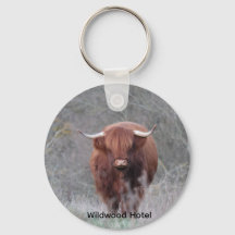 Chaveiro Personalizado de Vaca das Terras Altas