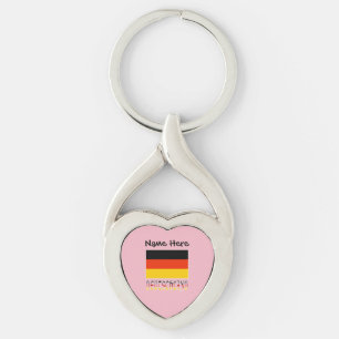 Chaveiro Personalizado Deutschland e Bandeira Alemã 