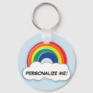 Chaveiro personalizado do ARCO-ÍRIS