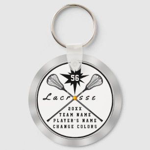 Chaveiro personalizado do Lacrosse, seu TEXTO,