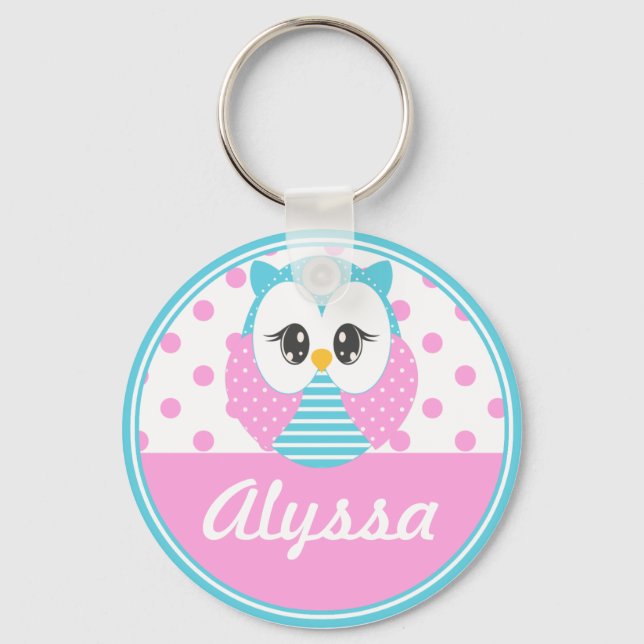 Chaveiro Personalizado do Widdle Owl (Frente)