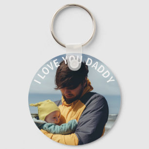 Chaveiro Personalizado Eu Te Amo Papai, Foto,