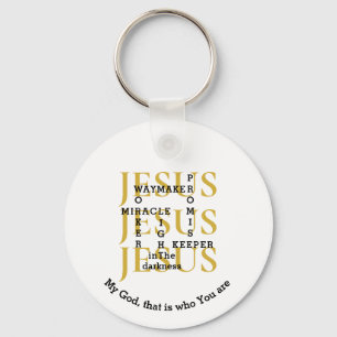 Chaveiro Personalizado JESUS Waymaker Christian