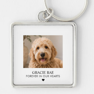 Chaveiro Personalizado Memorial de Foto Simples Moderno par