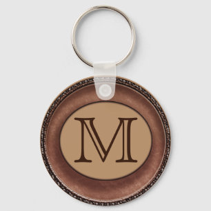 Chaveiro personalizado Monogrammed para homens