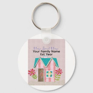 Chaveiro Personalizado Pingente The Signature Whimsy (Rosa
