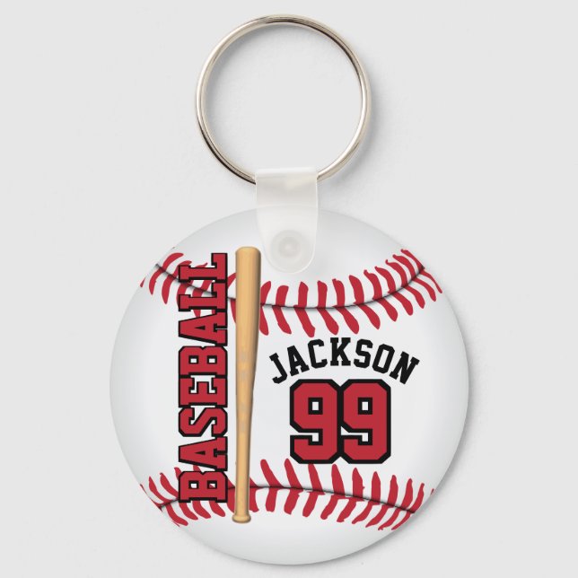 Chaveiro Personalizar ⚾ Baseball (Frente)