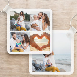 Chaveiro Personalizar Cinco Fotografias Personalizadas Dupl
