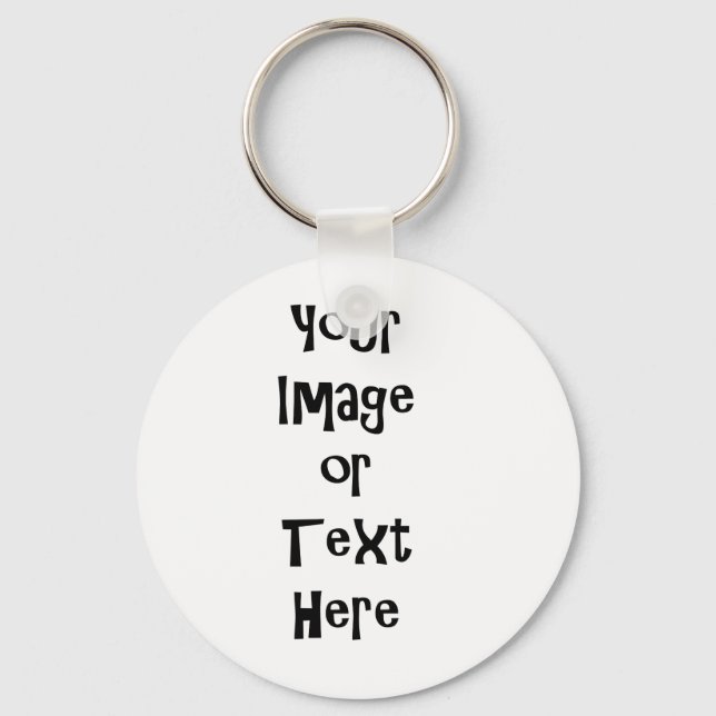 Chaveiro Personalizar com imagens e texto personalizados (Frente)