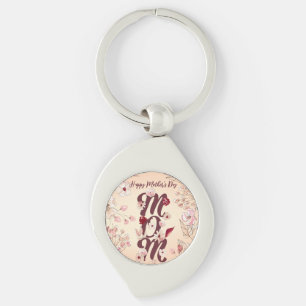 Chaveiro Personalizar Dia de as mães Feliz Mãe Quente Flora