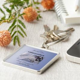 Chaveiro Personalizar, Rapaz, Primeiro Azul de Comunhão