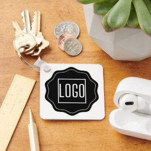 Chaveiro personalizável - Adicione seu logotipo