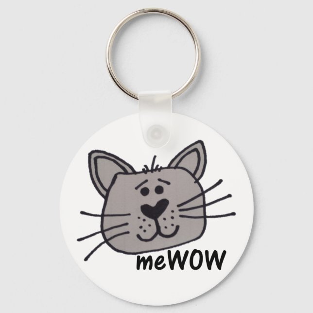 Chaveiro personalizável MeWOW da Cat (Frente)