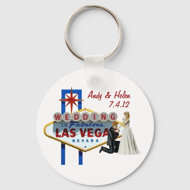 Chaveiro Personalize Las Vegas Weding KeepsasaChaveiro (Frente)