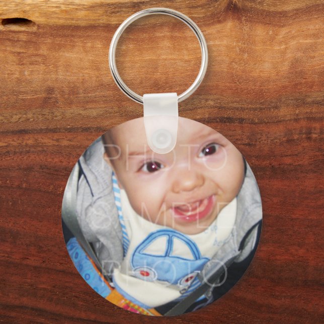Chaveiro Personalize-o com a sua fotografia (Frente)