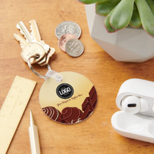 Chaveiro Personalize o moderno Chocolate Business