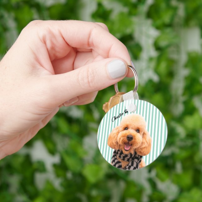 Chaveiro Personalize Seu Próprio Cachorro Com Foto E Nome (Mão)