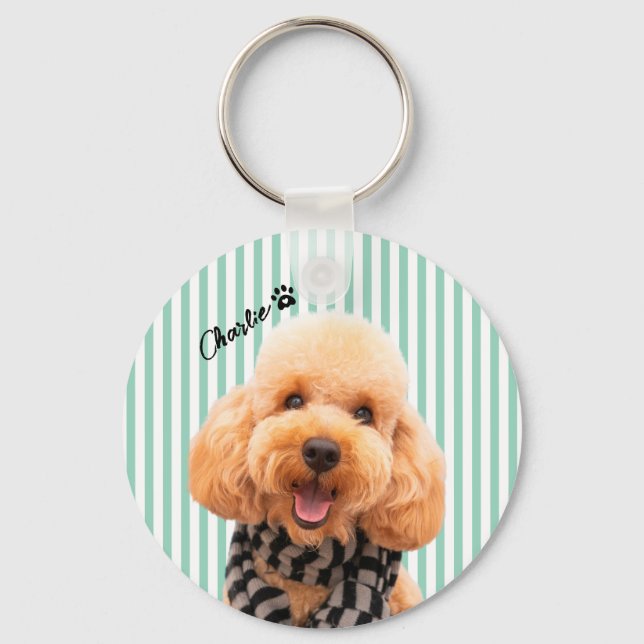 Chaveiro Personalize Seu Próprio Cachorro Com Foto E Nome (Frente)