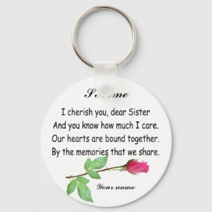CHAVEIRO PERSONALIZE SISTER-KEYCHAIN