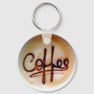 Chaveiro Personalized Coffee Written On Foam