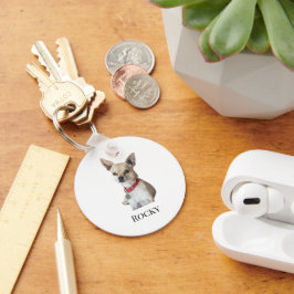 Chaveiro Personalized Dog Photo | Custom Pet Name 