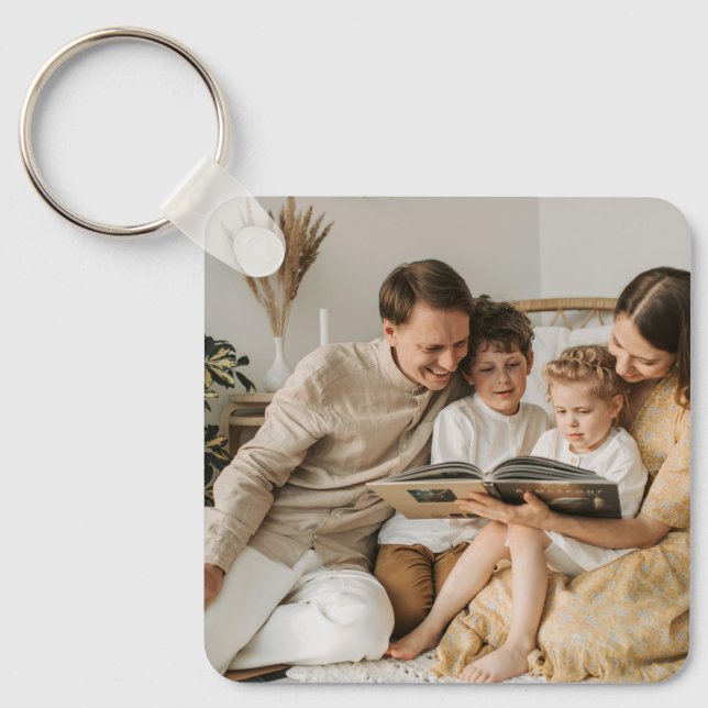 Chaveiro Personalized Family Double Sided Two Photo  (Frente)