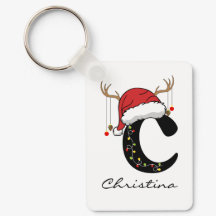 Personalized Holiday Keychain for Mom or Grandma
