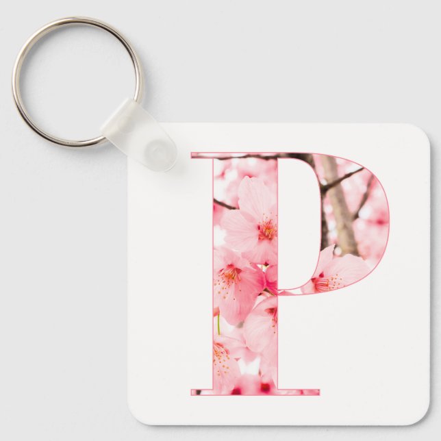 Chaveiro Personalized Initial Name Traits Keychain Gift (Frente)