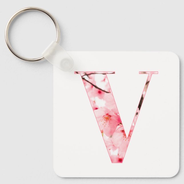 Chaveiro Personalized Initial Name Traits Keychain Gift (Frente)