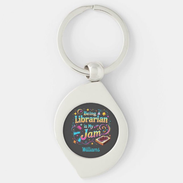 Chaveiro Personalized Librarian Gift (Frente)
