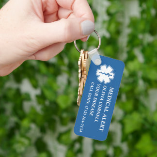 Chaveiro Personalized Medical Alert Medical Information ID