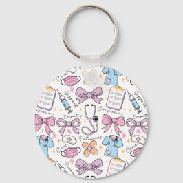 Chaveiro Personalized Nurse Keychain | Custom Nurse Name