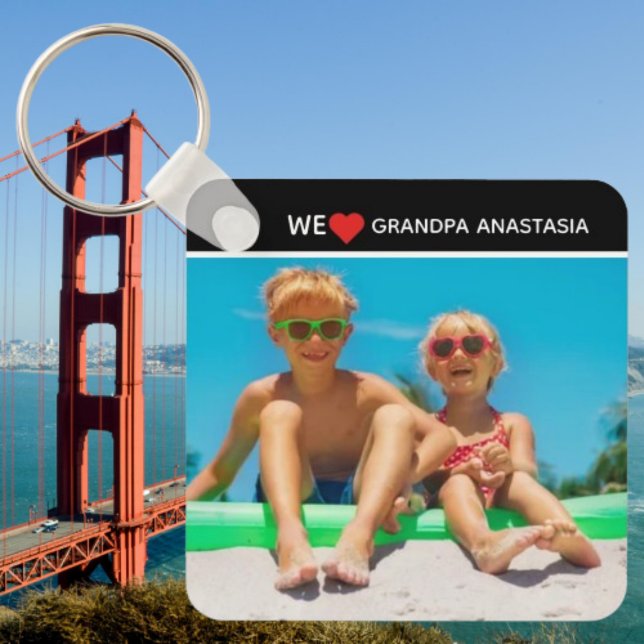 Chaveiro Personalized photo gift for Grandpa  from children (Criador carregado)