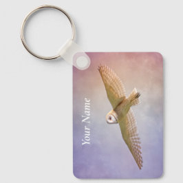 Chaveiro Personalized Rainbow Owl Keychain