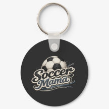 Personalized Soccer Mama Keychain – Custom Name