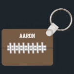 Chaveiro Personalized Sports Football Keychain Gift<br><div class="desc">The design is from original art.</div>