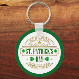 Chaveiro Personalized St. Patrick's Day I Luck of the Irish