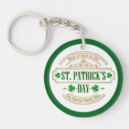 Chaveiro Personalized St. Patrick's Day I Luck of the Irish