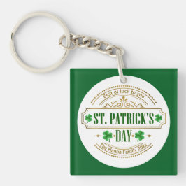 Chaveiro Personalized St. Patrick's Day I Luck of the Irish