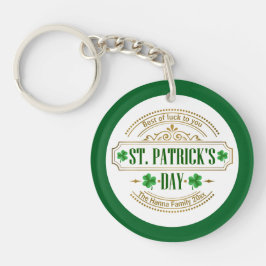 Chaveiro Personalized St. Patrick's Day I Luck of the Irish